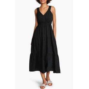 * New ~ STEVE MADDEN ~Amira Tiered Cotton Midi Dress Size S